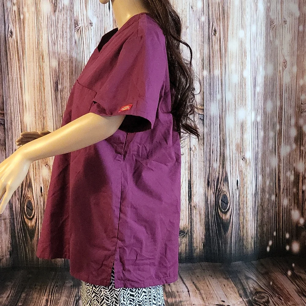 NWOT Dickies WOMEN'S Nursing Scrub Shirt Size M - Picture 4 of 8